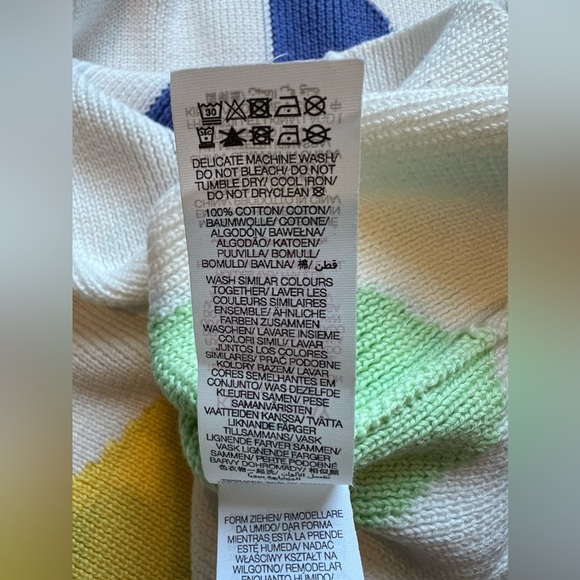 Sweaty Betty Sweater Womens Flash Dance Cotton Knit Pullover Color Block M - Picture 12 of 12